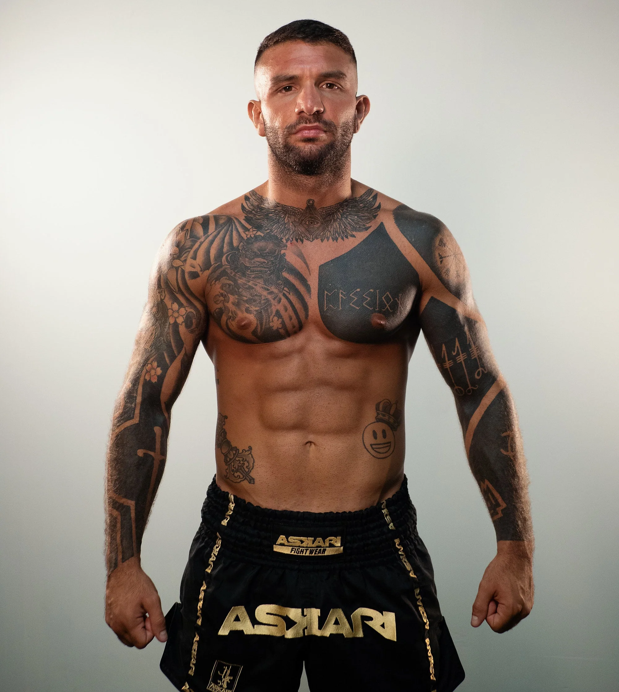 "24K" MUAY THAI SHORTS - Image 4