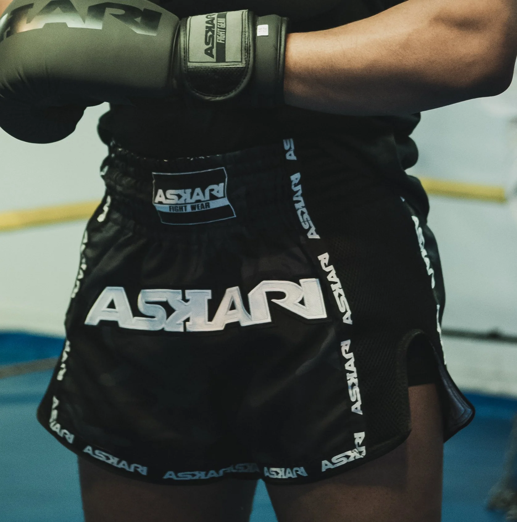 "BLACKOUT" MUAY THAI SHORTS - Image 3