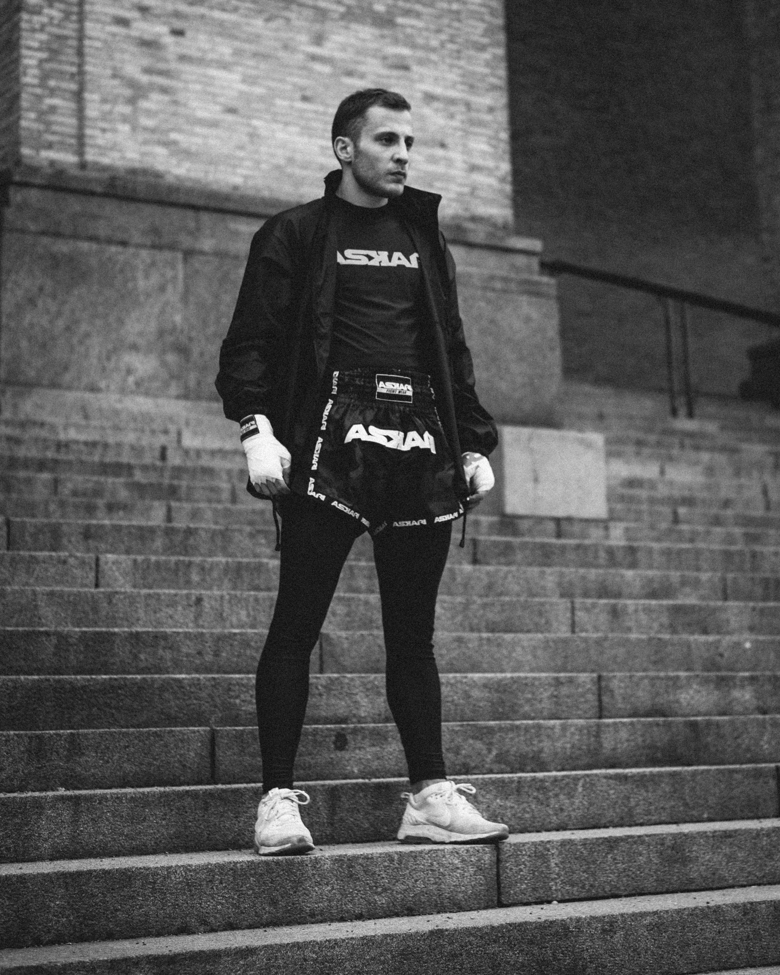 "BLACKOUT" MUAY THAI SHORTS - Image 5