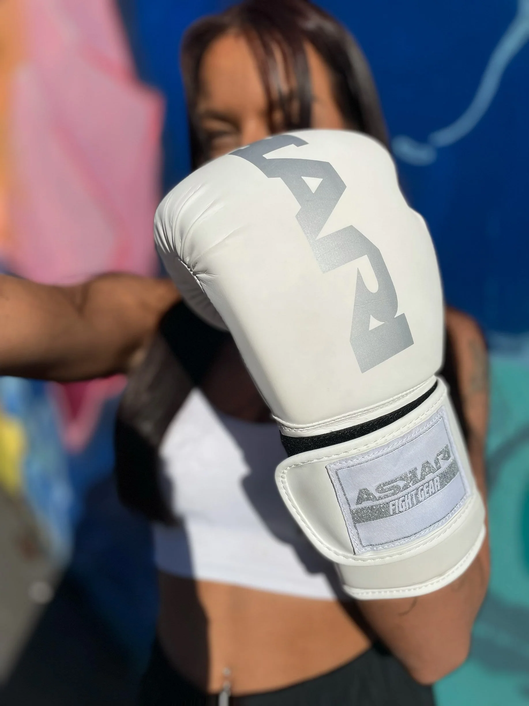 ASKARI WHITE SENSATION BOXING GLOVES - Image 6