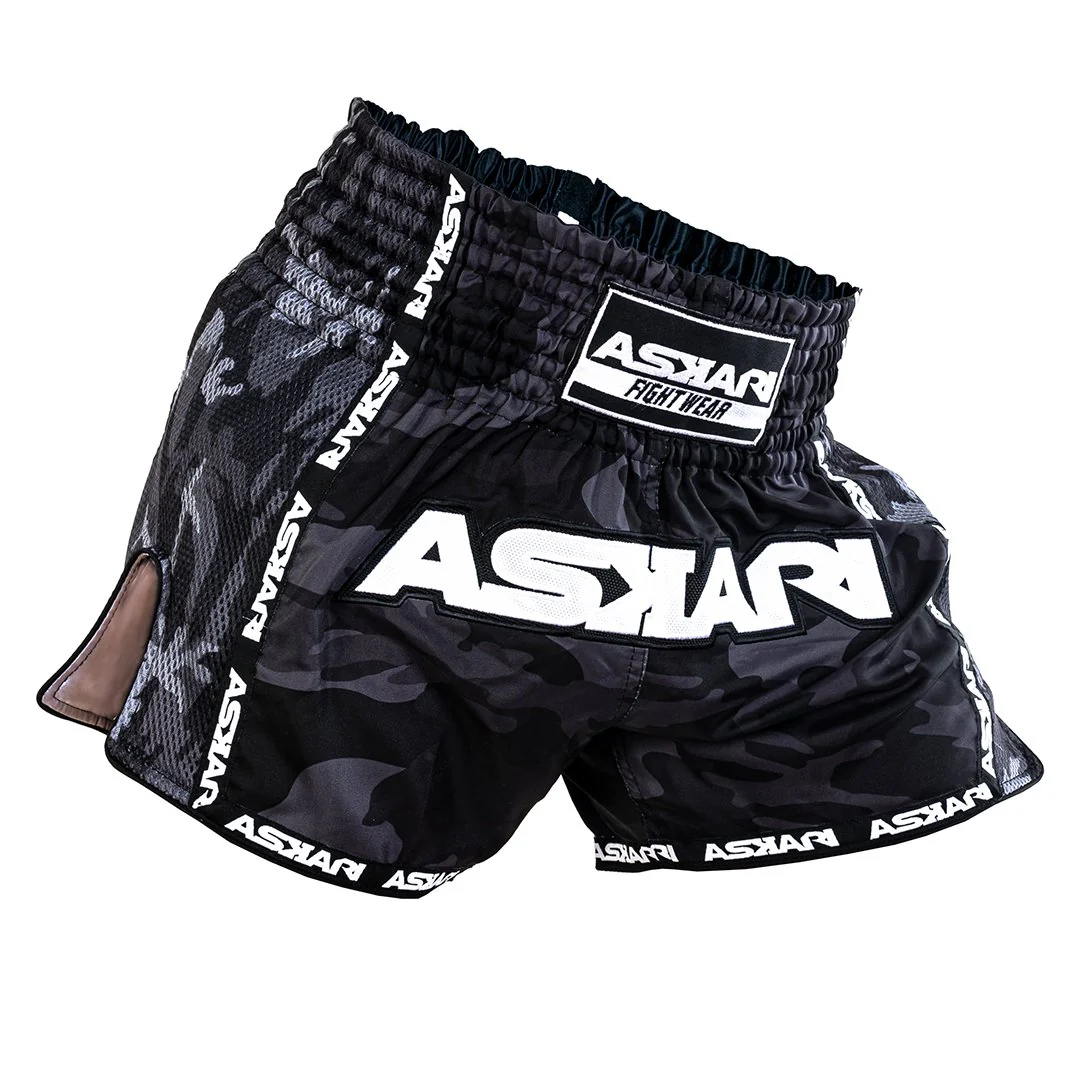 "BLACK DESERT" MUAY THAI SHORTS - Image 4