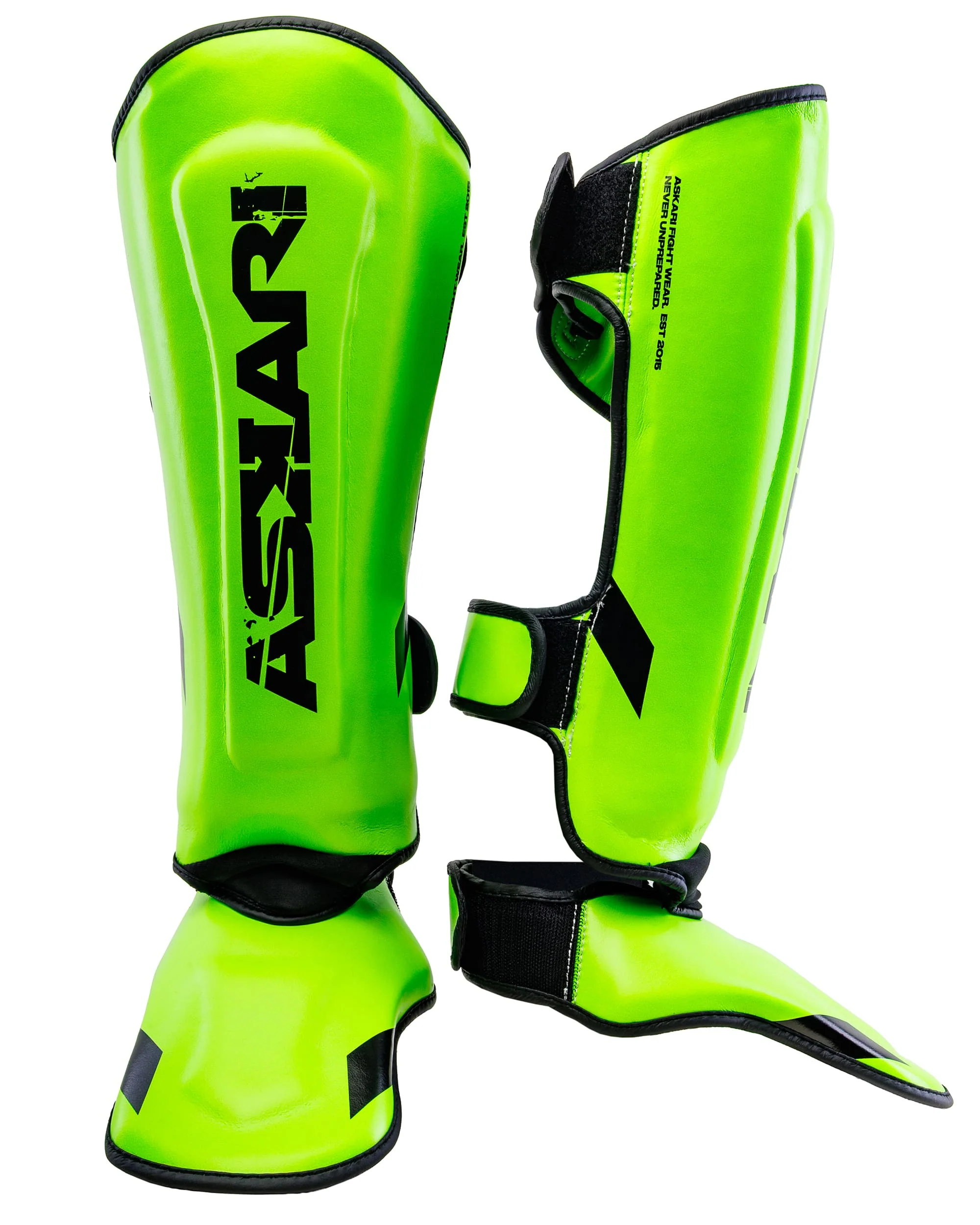 "BLAZE" SHINGUARDS [FLUOR GREEN] - Image 2