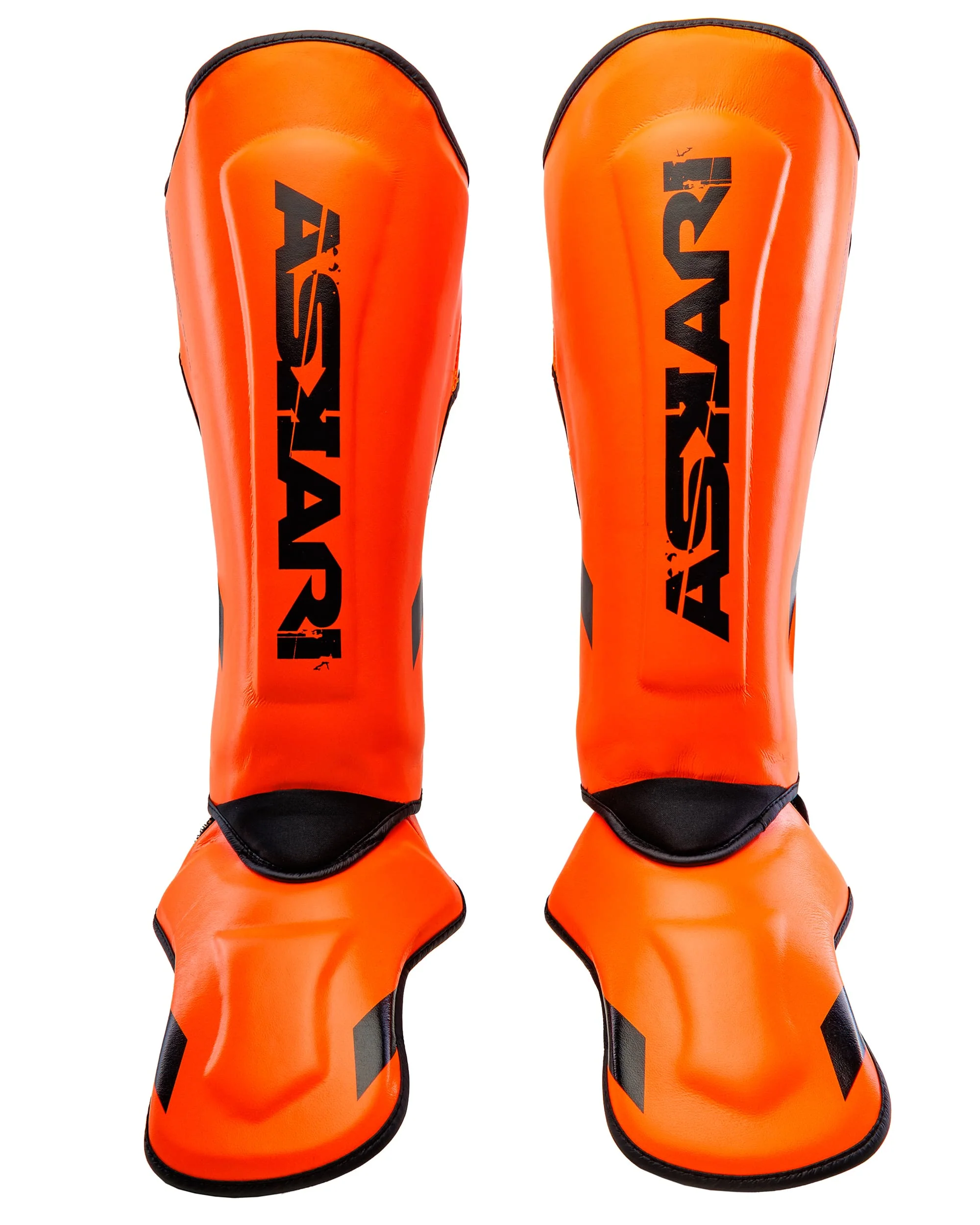 "BLAZE" SHINGUARDS [FLUOR ORANGE] - Image 5