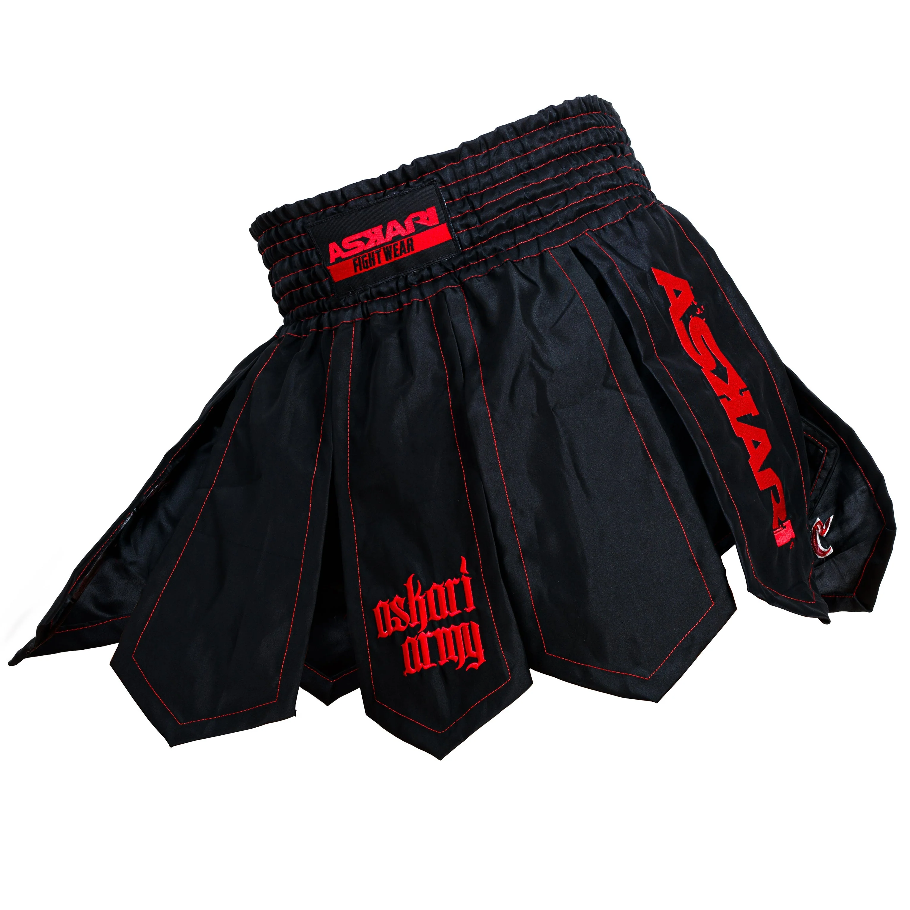 GLADIATOR SHORTS [BLACK/RED] - Image 6