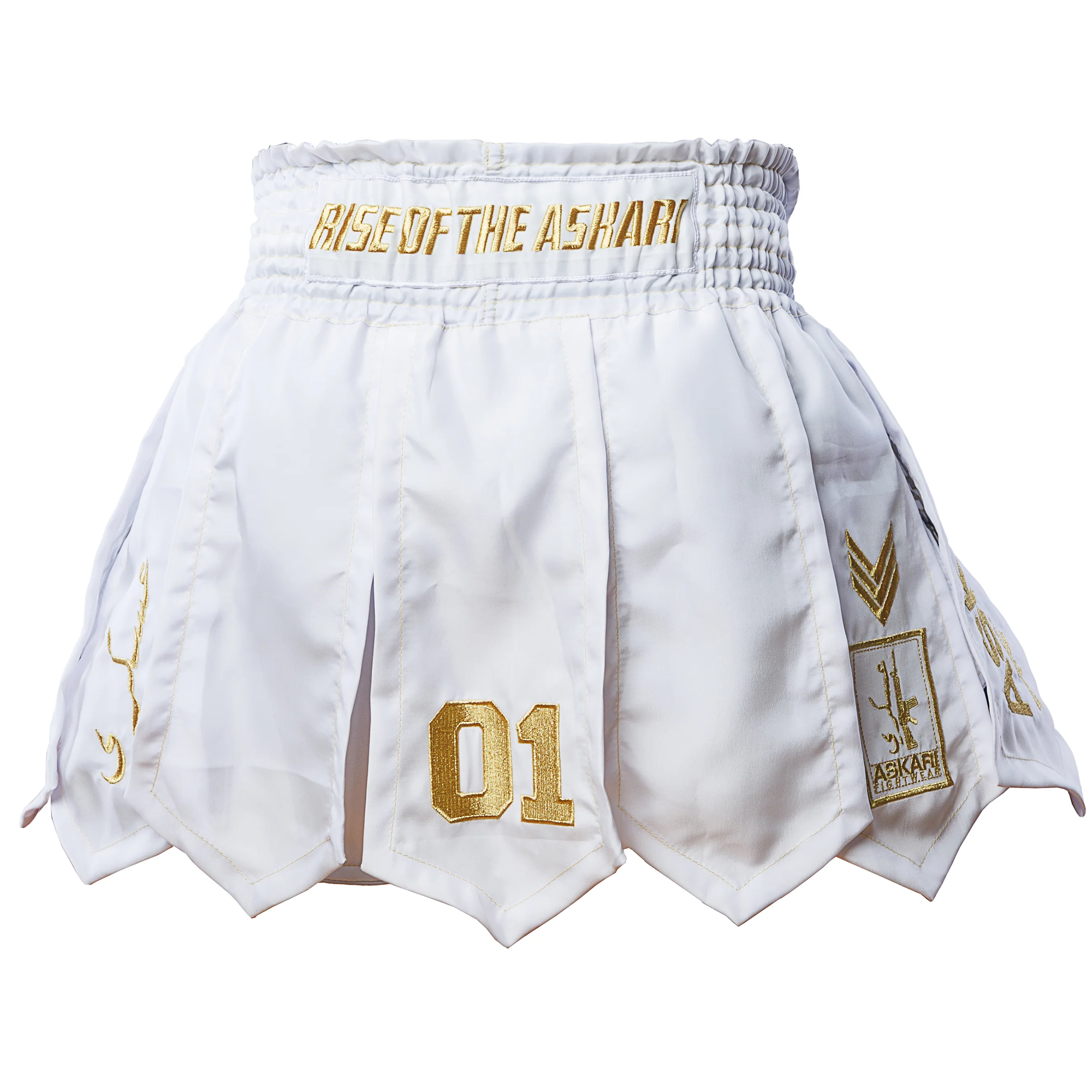 GLADIATOR SHORTS [WHITE/GOLD] - Image 18