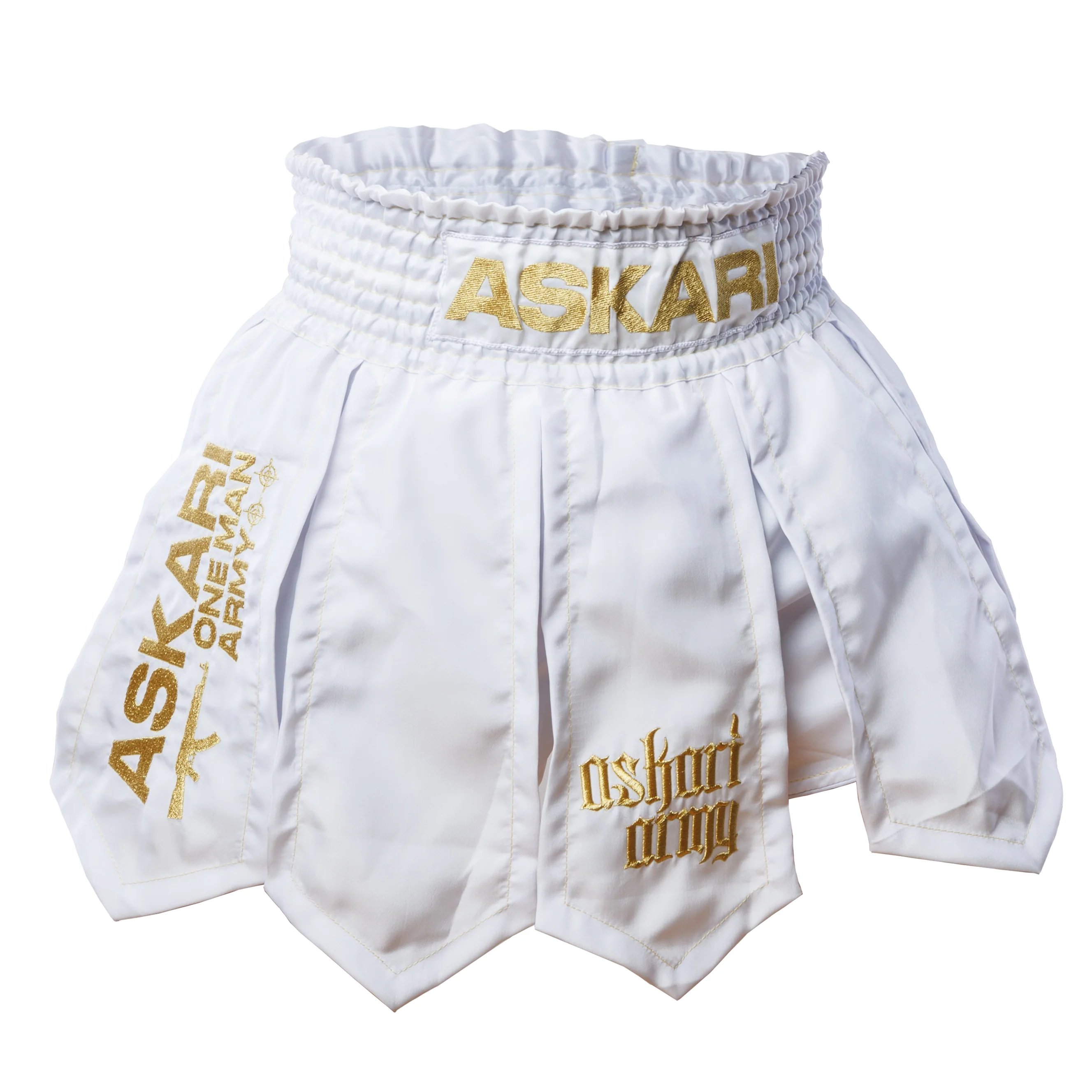 GLADIATOR SHORTS [WHITE/GOLD] - Image 19
