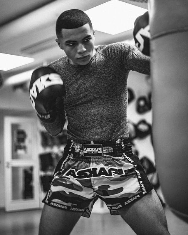 "GREYZONE" MUAY THAI SHORTS - Image 3
