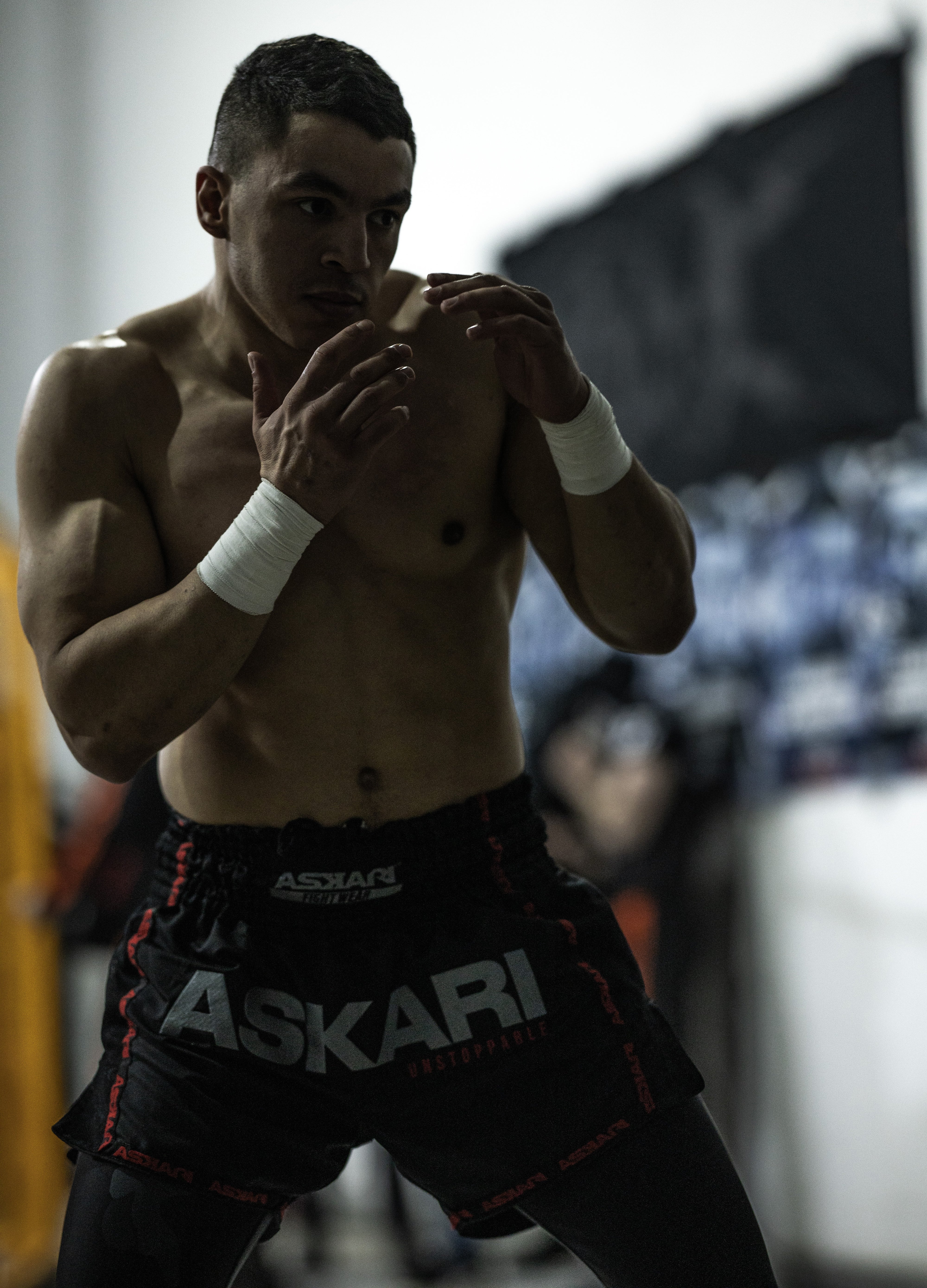 "KALIBER" MUAY THAI SHORTS - Image 6