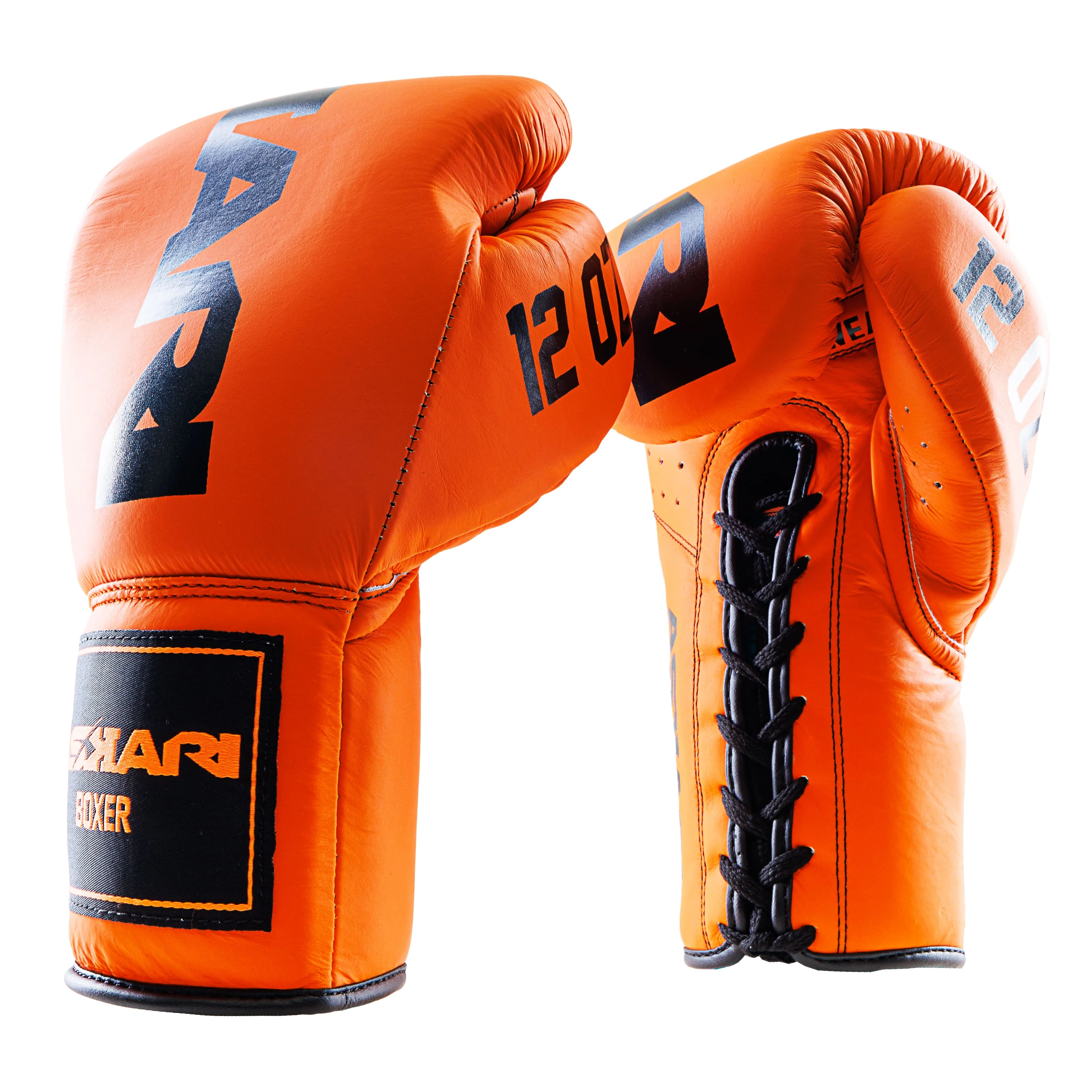 LACE UP PROFFESIONAL BOXING GLOVES [FIRE] - Image 4