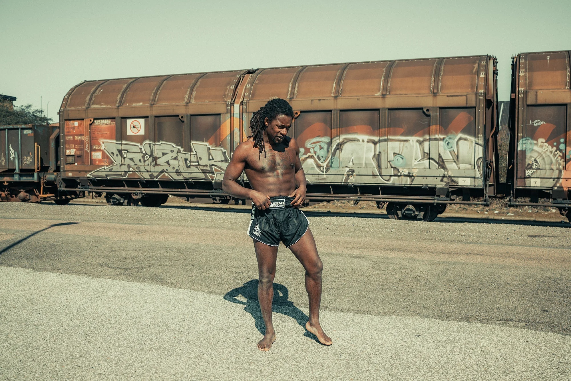 "MARLBORO" MUAY THAI SHORTS - Image 13