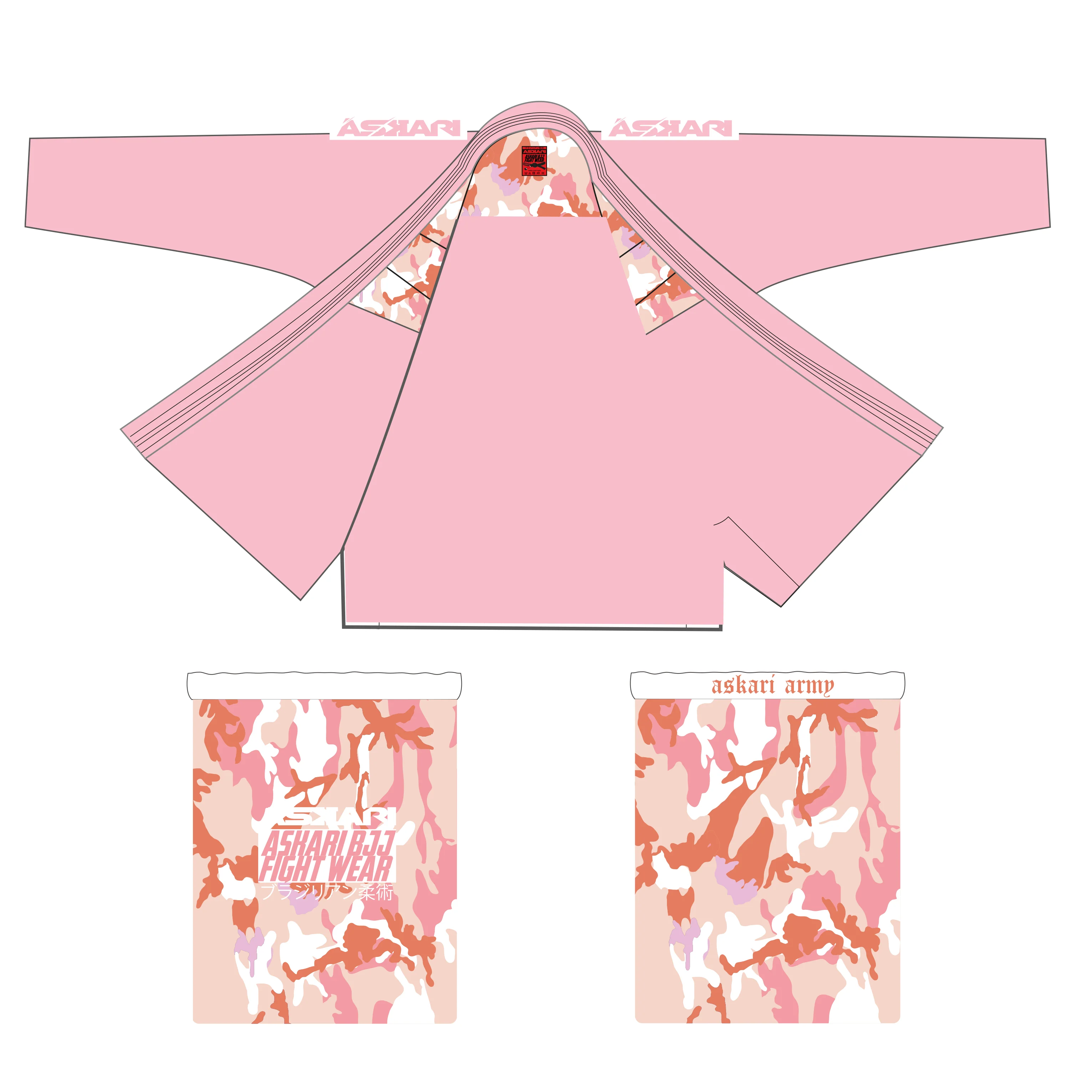 MATSAINT YOUTH BJJ GI - PINK - Image 3