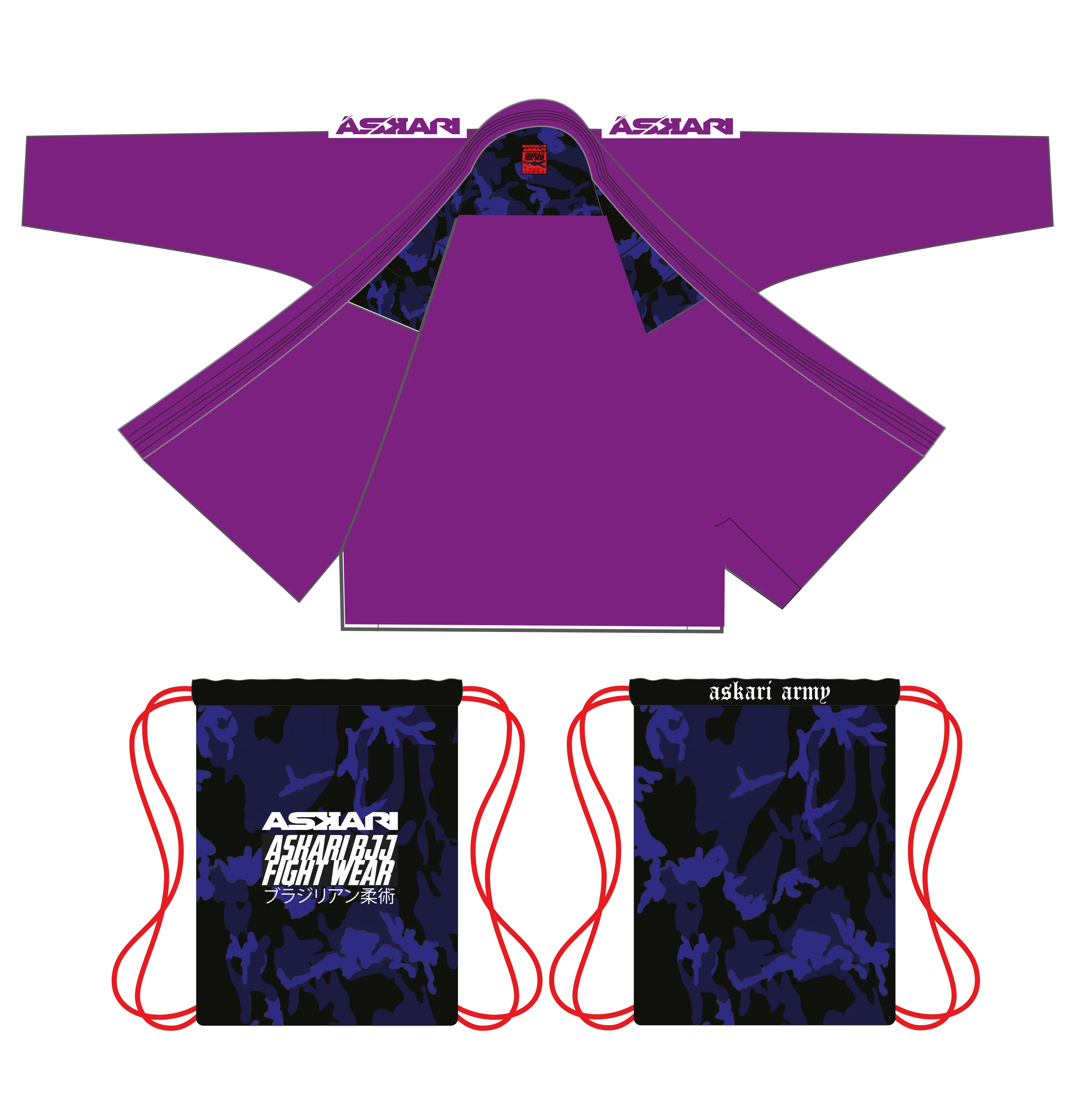 MATSAINT YOUTH BJJ GI - PURPLE - Image 3