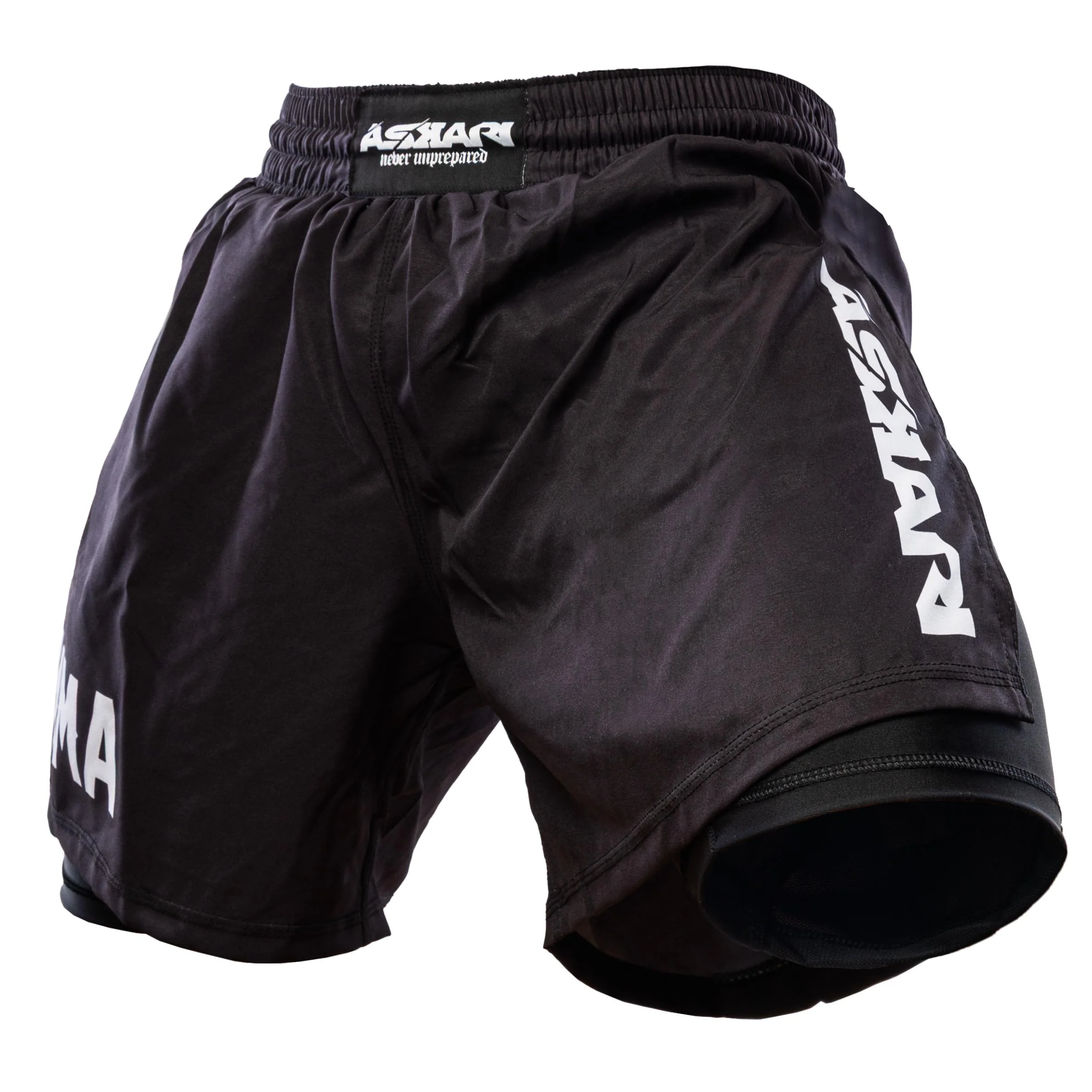 "MAYDAY" MMA SHORTS [HIGH SLIT] - Image 3