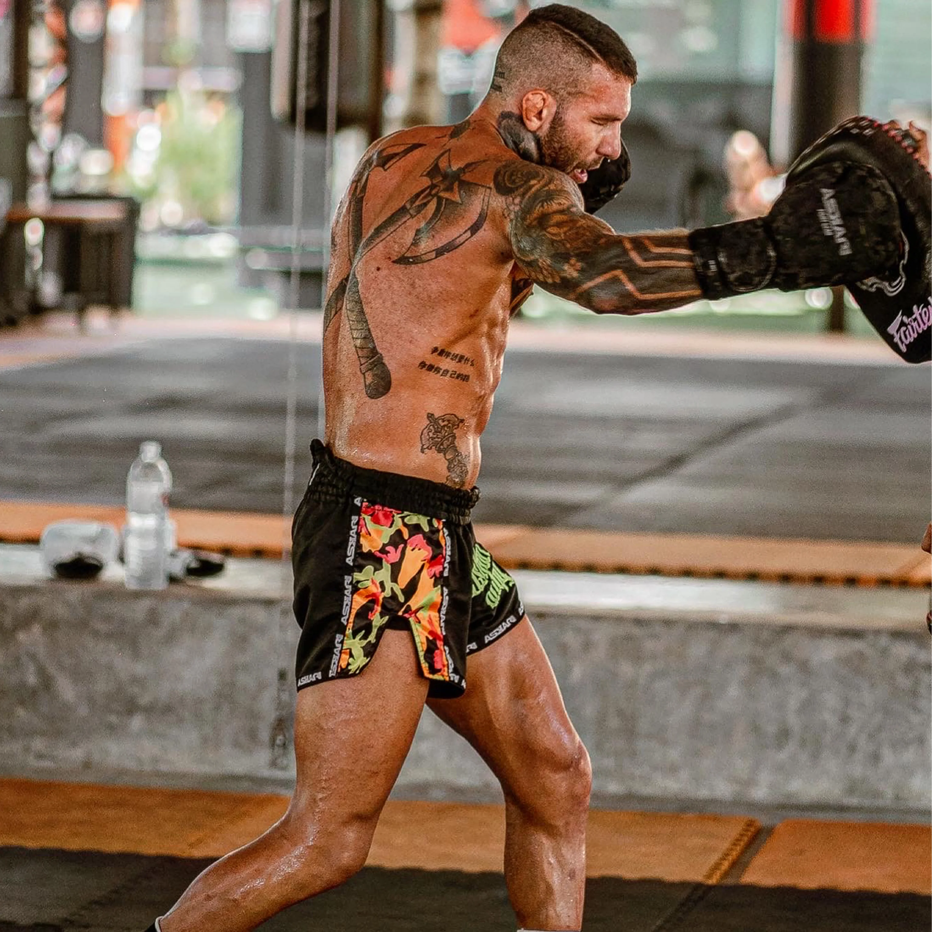 "MEDINA" MUAY THAI SHORTS - Image 4