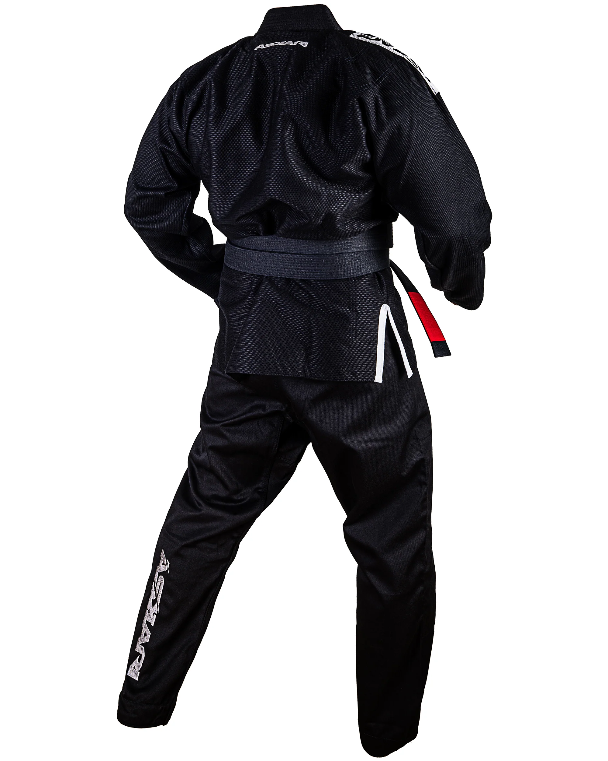 "SILVERBACK" BJJ GI KIMONO [BLACK/SILVER] - Image 3