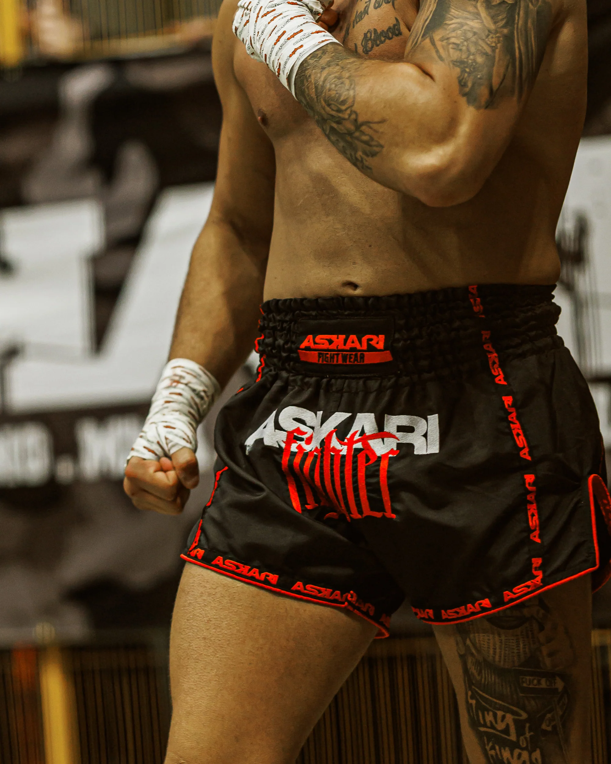 "WARCRY" MUAY THAI SHORTS - Image 13