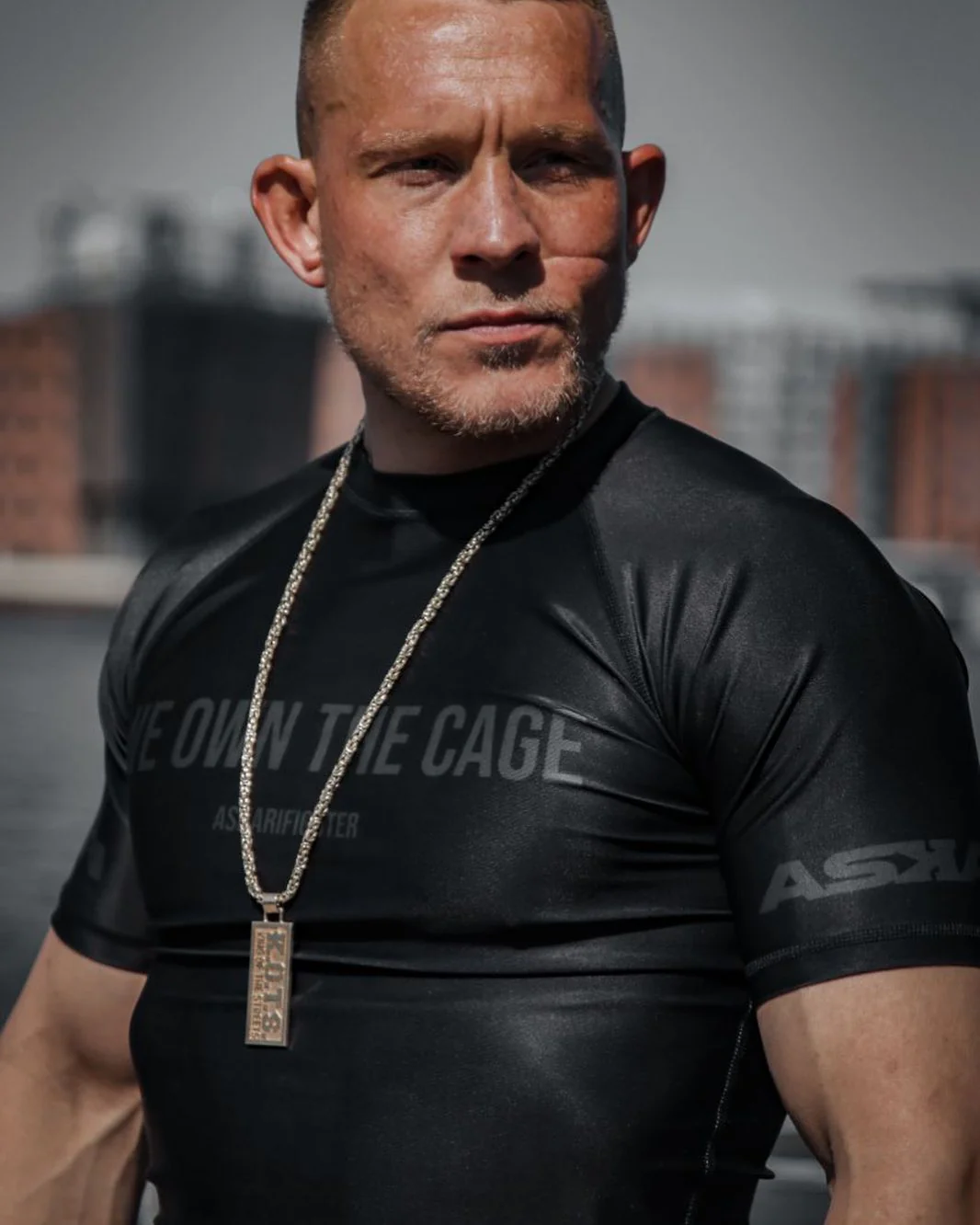 "WE OWN THE CAGE" RASHGUARD - Image 3
